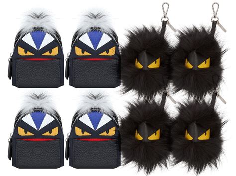 fendi monster charm price|Fendi monster keychain.